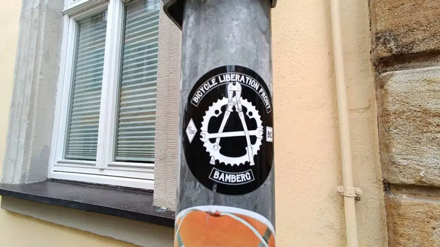Aufkleberkrieg, Bamberg
