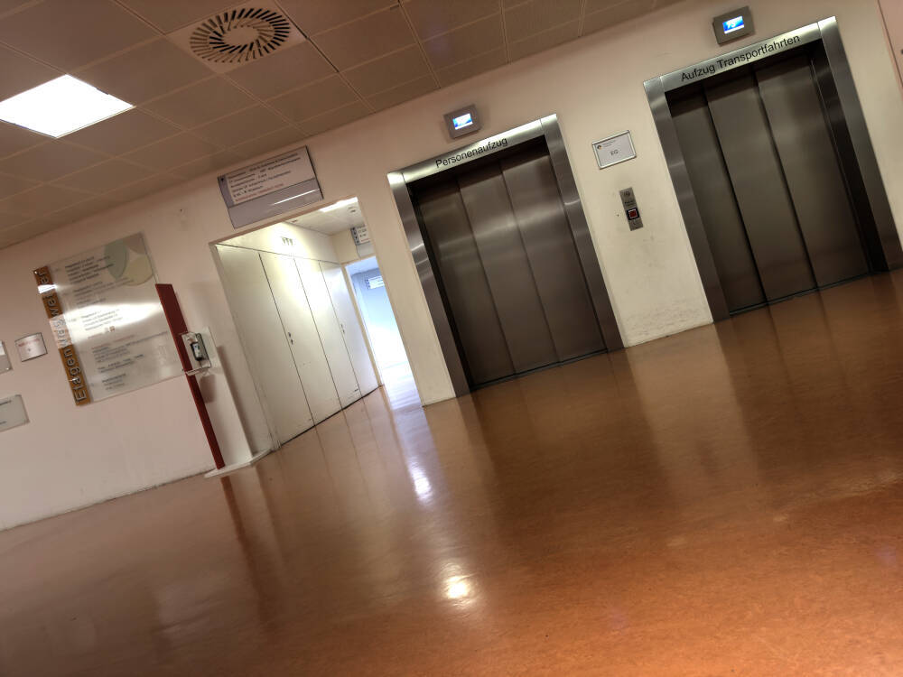 Eingangsbereich im Leonberger Krankenhaus